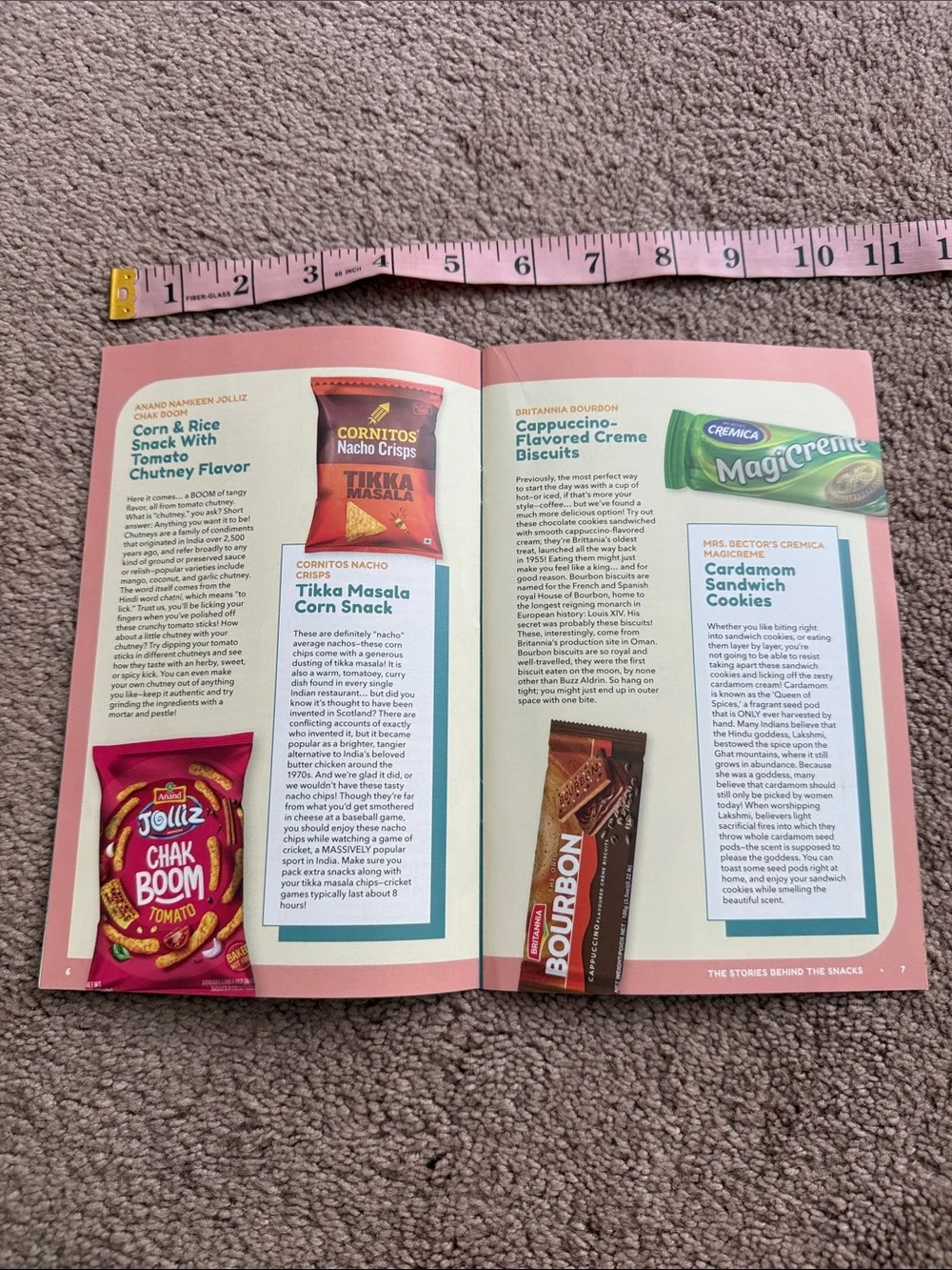 Universal Yums India Snack & Activity Gift Box - Pink, Brown, Green